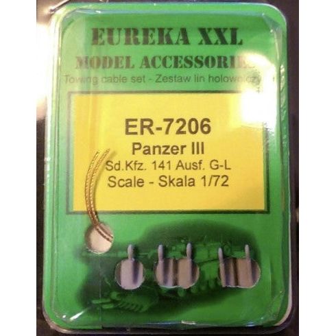 Eureka XXL [ER7206] tow cable for Pzkpfw.III Ausf. G-L, 1/72