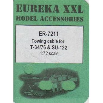 Eureka XXL [ER7211] tow cable for T-34/76 & Su-122, 1/72