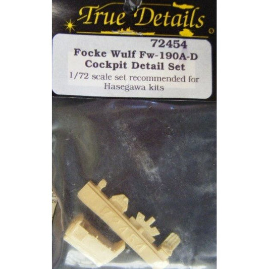 True Details [72454] Fw-190A to D cockpit detail set, 1/72