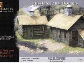 Pegasus, [7702] Russian Farmhouses, 1/72