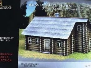 Pegasus, [7704] Large Karelian Region Izba, 1/72
