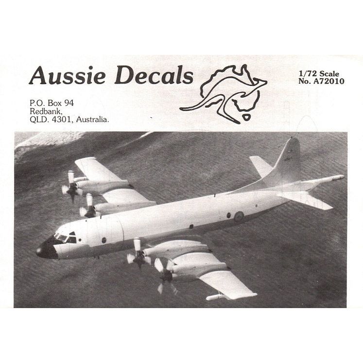 Aussie Decals [A72-010] P-3C Orion (RAN), 1/72