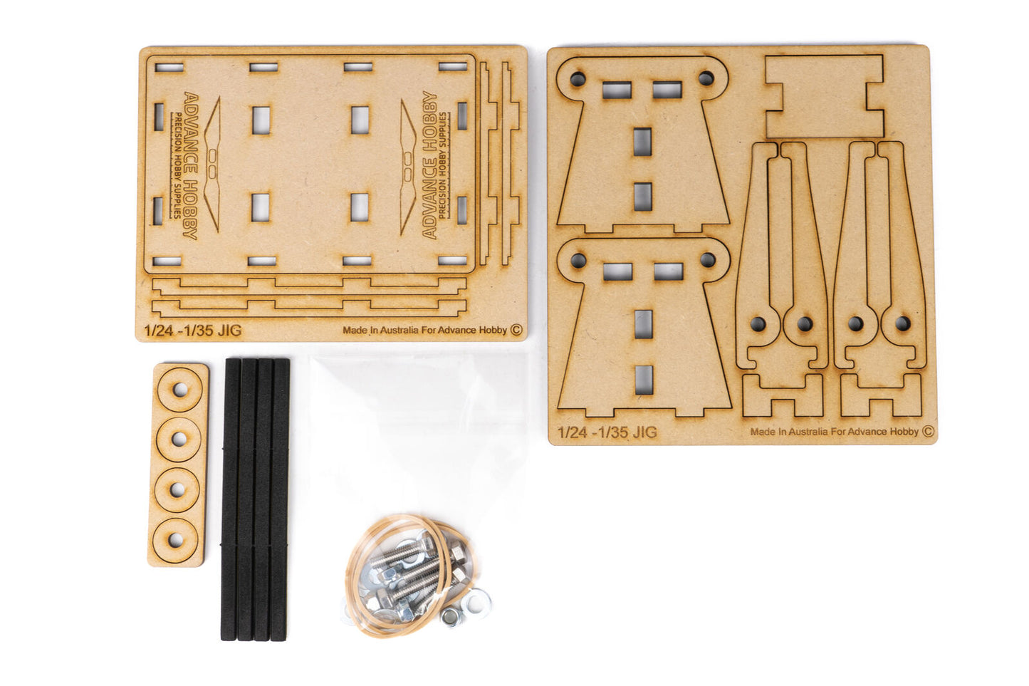 Advance Hobby [ADV-00002] Flex-Mount Model Assembly Jig (1/24 – 1/35 Scale)