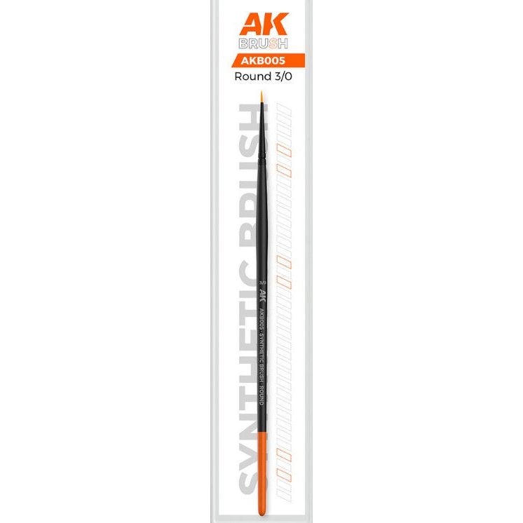 AK Interactive [AKB005] Synthetic Paint Brush - Round #000
