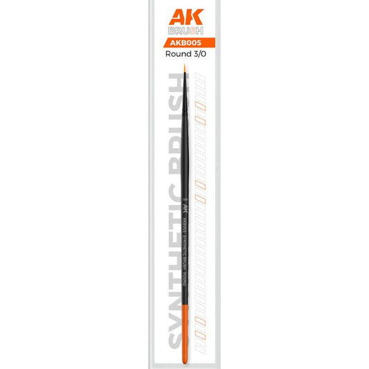 AK Interactive [AKB005] Synthetic Paint Brush - Round #000