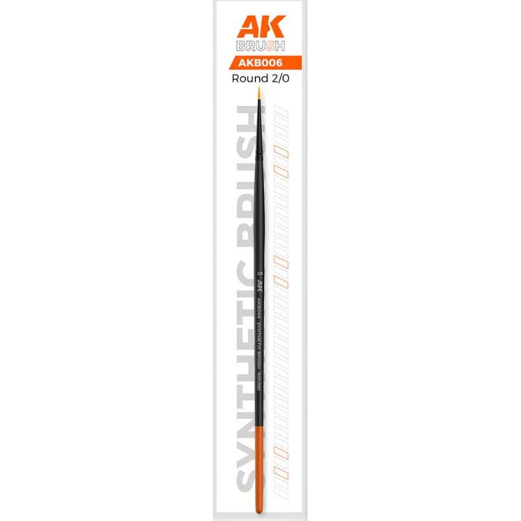 AK Interactive [AKB006] Synthetic Paint Brush - Round #00