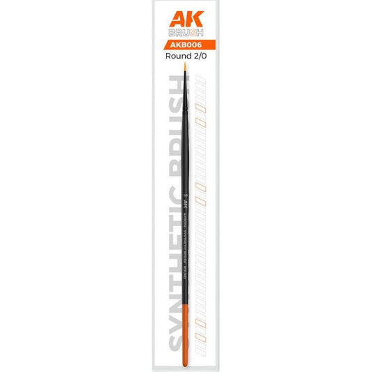 AK Interactive [AKB006] Synthetic Paint Brush - Round #00