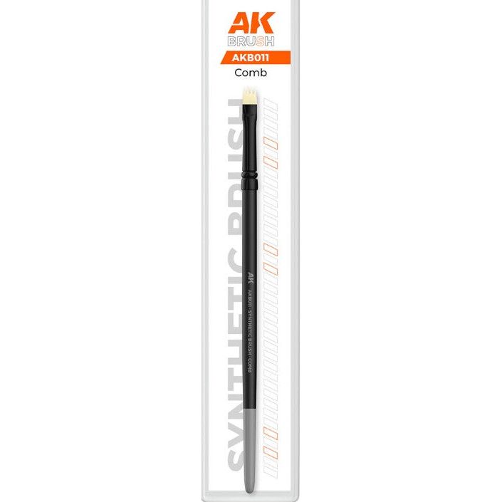 AK Interactive [AKB011] Synthetic Paint Brush - Comb