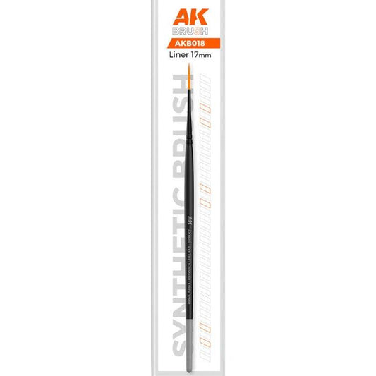 AK Interactive [AKB018] Synthetic Paint Brush - Liner 17mm