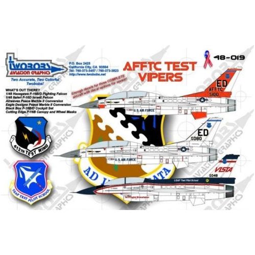 Two Bobs [48-019] AFFTC Test Vipers (F-16), 1/48