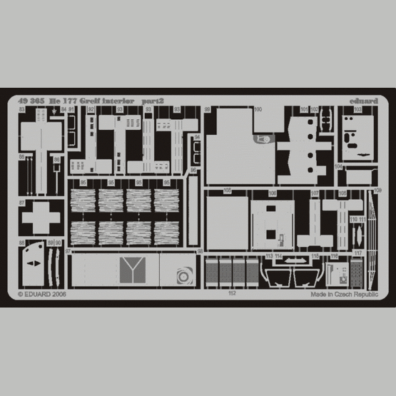 Eduard [49365] He-177 Greif (pre-coloured etch), 1/48