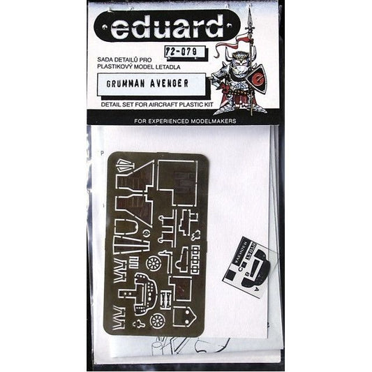 Eduard [72079] Grumman Avenger details, 1/72