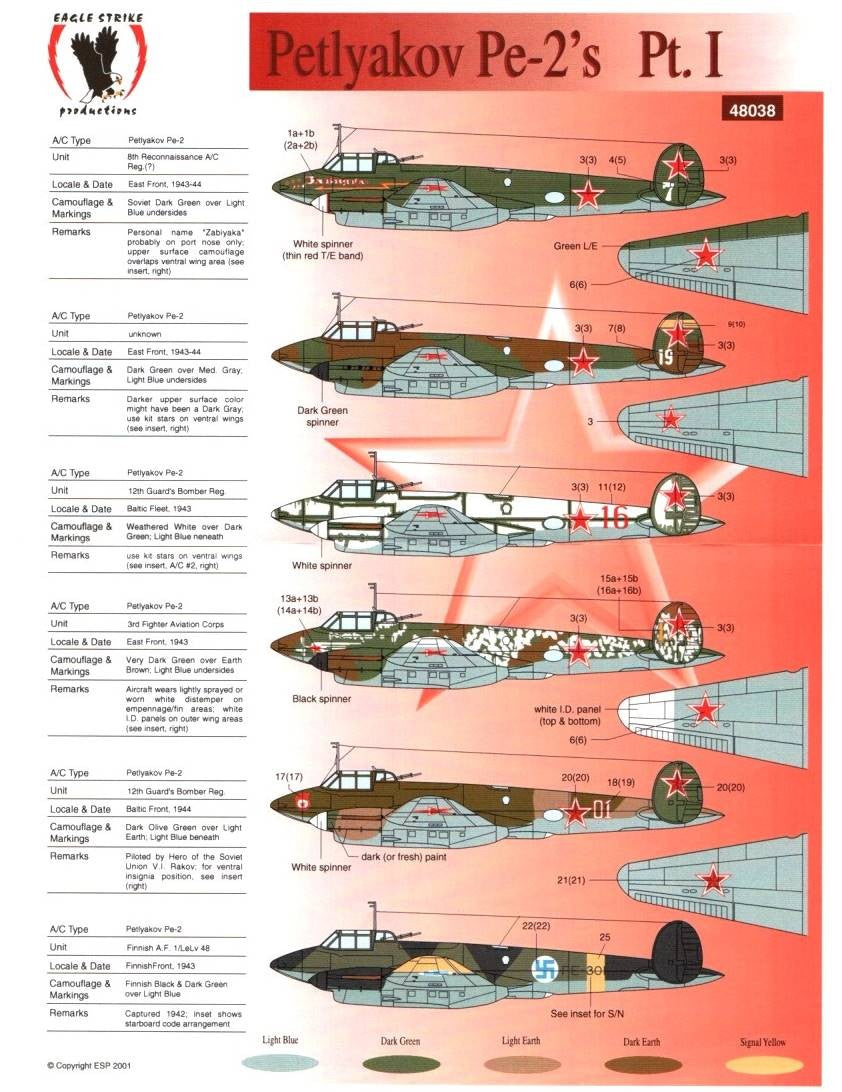 Eagle Strike [48038] Petlyakov Pe-2's - part 1, 1/48