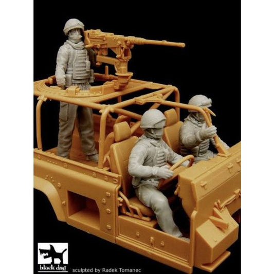 Black Dog [F35029] British crew for Defender/Wolf - Afghanistan (3), 1/35