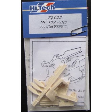 Hi Tech [72022] Bf-109G-10 details, 1/72