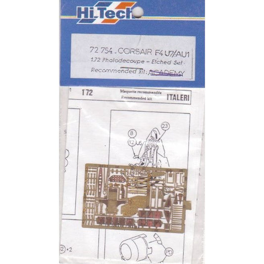 Hi Tech [72754] F4U-7/AU-1 Corsair detail (PE), 1/72
