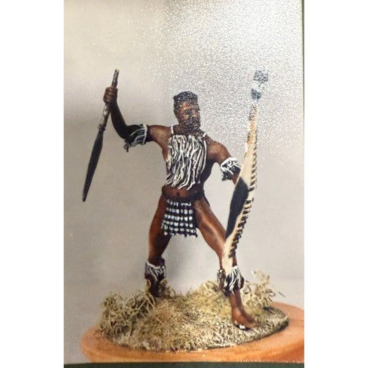 On Guard Miniatures [n/a] Zulu Warrior #1, Rorke's Drift, 1879 - 54mm