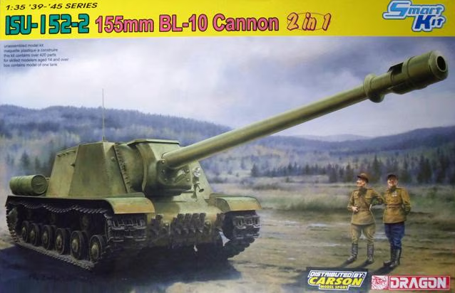 Dragon [	6796], ISU-152-2, 155mm BL10 SPG, 1/35 ↨"