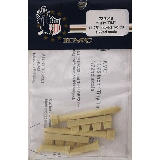 KMC [72-7018] Tiny Tim 11.75" rockets (2), 1/72