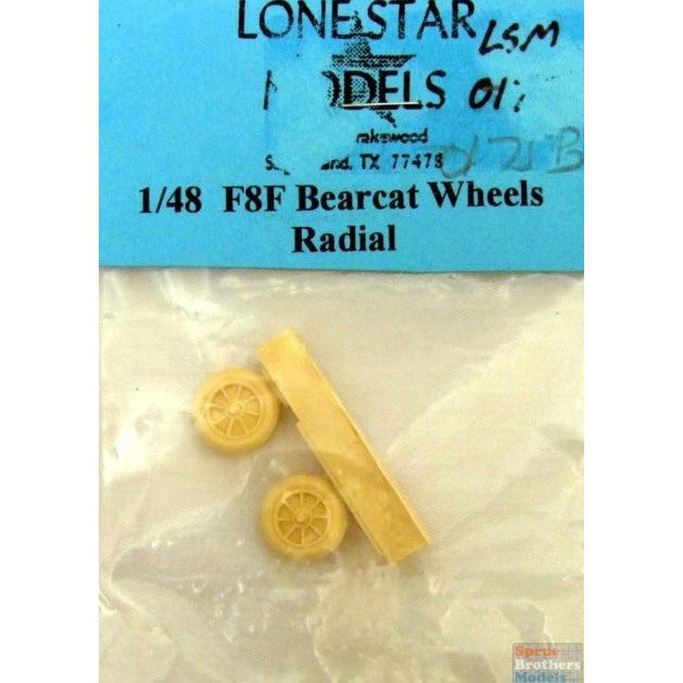 Lone Star Models [LSM0175] F8F Bearcat wheels (diamond pattern), 1/48