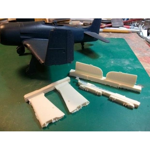 Lone Star Models [LSM0178] F8F Bearcat wing folds, 1/48