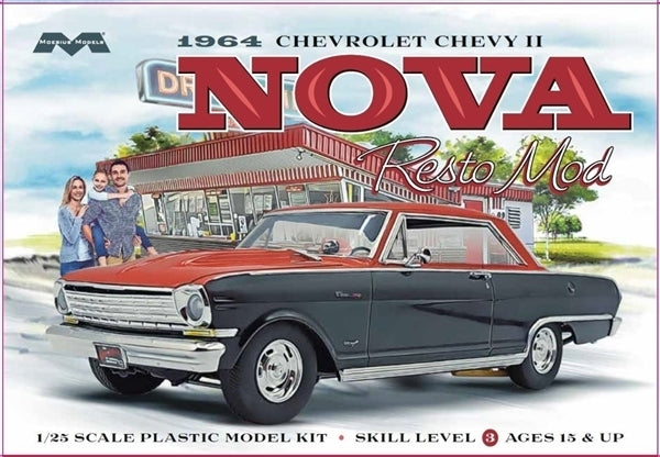Moebius [MO2321] 1964 Chevy II Nova Resto, 1/25