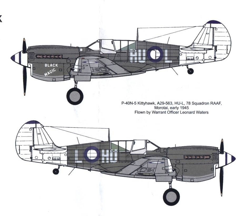 Red Roo [RRD48008] P-40N Kittyhawk, 78 Sqn RAAF - Black Magic, 1/48