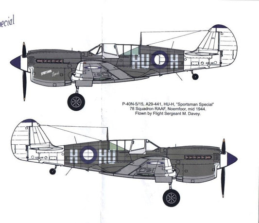 Red Roo [RRD48009] P-40N Kittyhawk, 78 Sqn RAAF - Sportsman Special, 1/48