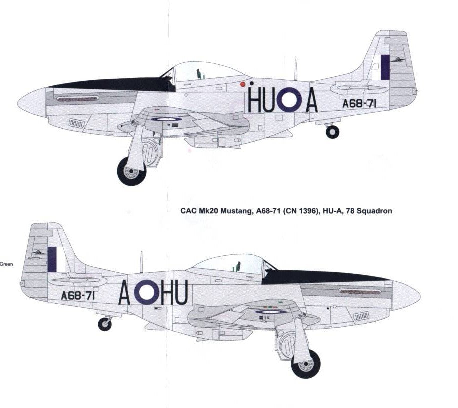Red Roo [RRD48012] CAC Mk.20 Mustang - 78 Sqn RAAF, 1/48
