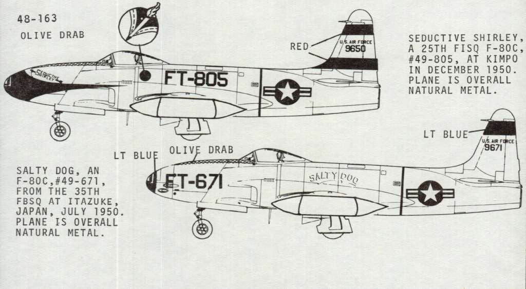 Superscale [MD48-163] F-80C Shooting Star, 1/48