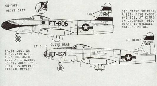 Superscale [MD48-163] F-80C Shooting Star, 1/48