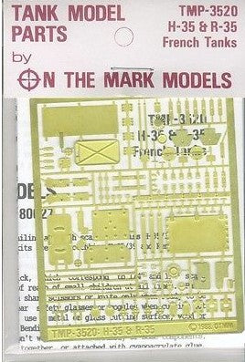 On the Mark [TMP3520], H-35 & R-36 detail set, 1/35