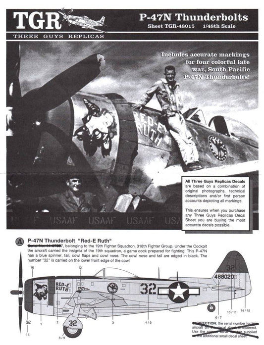Three Guys [TGR48015] P-47N Thunderbolt, 1/48