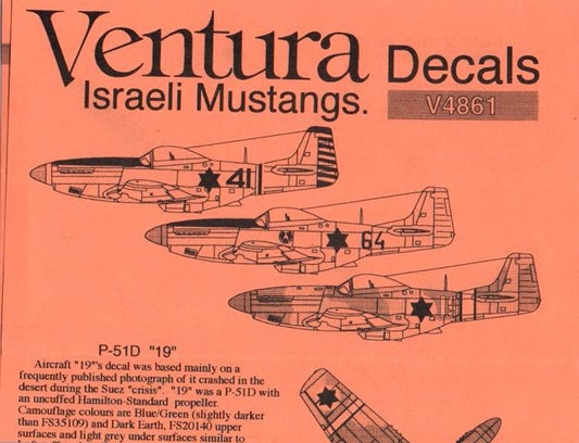 Ventura [V4861] Israeli Mustang, 1/48