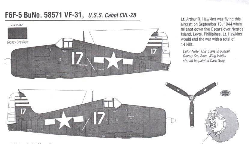 Yellowhammer [YHD48006] Hellcats of VF-15, VF-31, 1/48