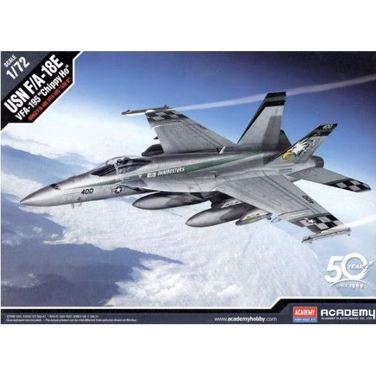 Academy [12565] McDD F/A-18E Hornet VFA-195 "Chippy Ho", 1/72