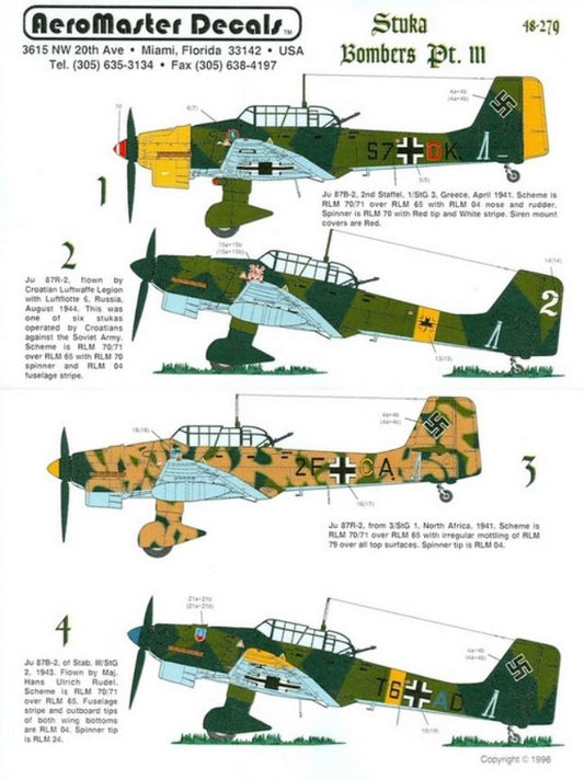 Aeromaster [AM48-279] Stuka Bombers  - part 3, 1/48