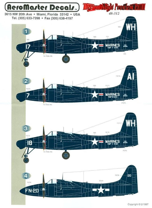 Aeromaster [AM48-312] Tigercat Night Prowler - Part 2, 1/48