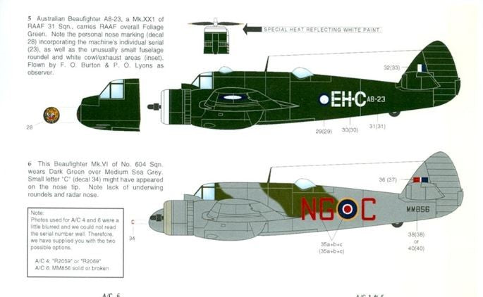 Aeromaster [AM48-340] Beaufighters: Whispering Death - Part 1, 1/48