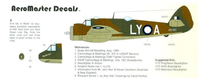 Aeromaster [AM48-341] Beaufighters: Whispering Death - Part 2, 1/48