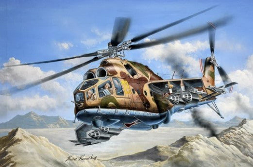 Trumpeter [05828] Mil Mi-24A Hind B, 1/48
