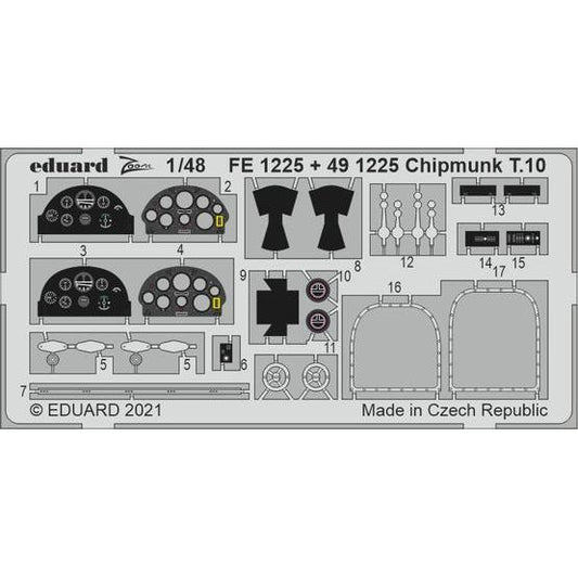 Eduard [491225] T.10 Chipmunk detail set, 1/48