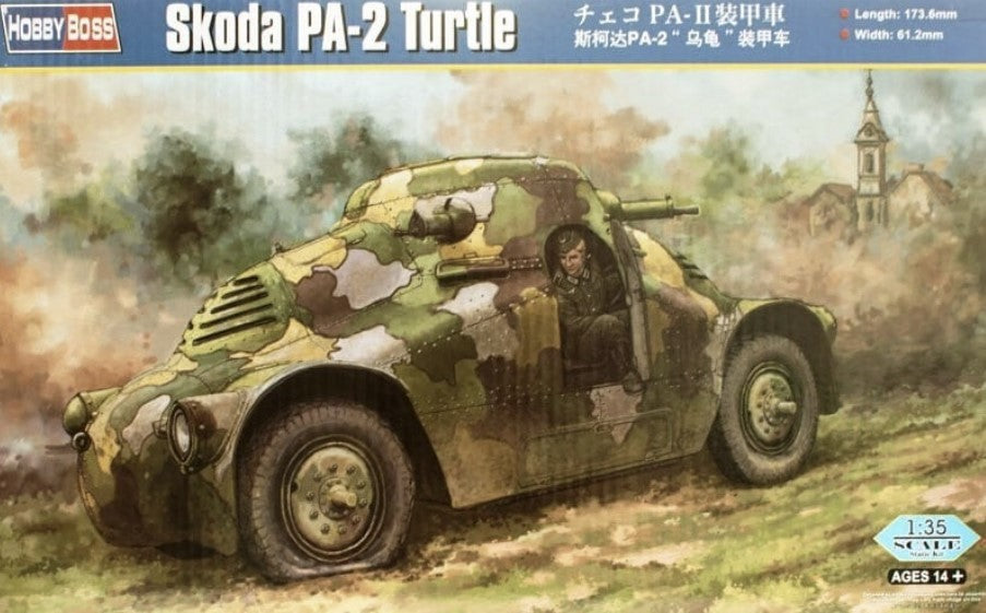 HobbyBoss [83888] Skoda PA-2 Turtle - Armoured Car, 1/35