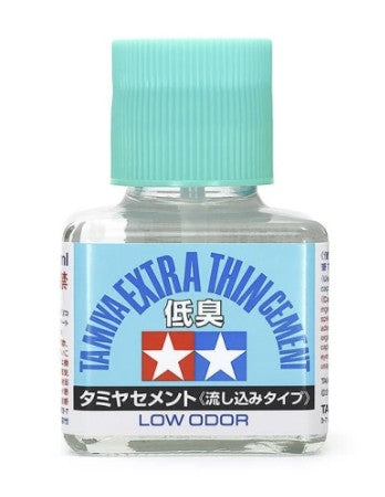 Tamiya [87236] Extra Thin Liquid cement (low odour), 40ml