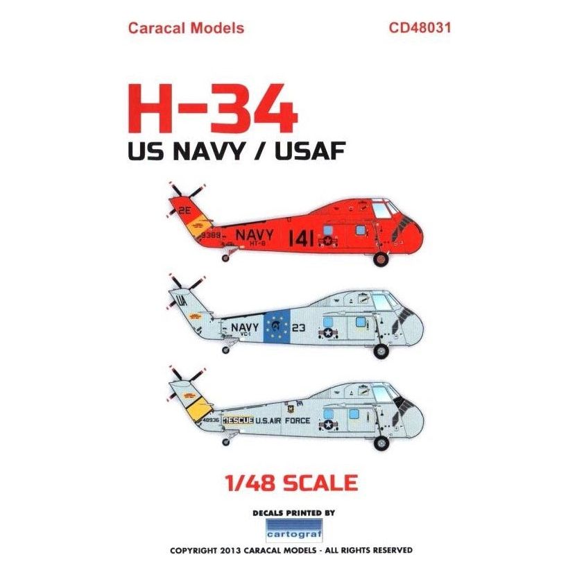 Caracal [CD48031] Sikorsky H-34 "Choctaw", 1/48