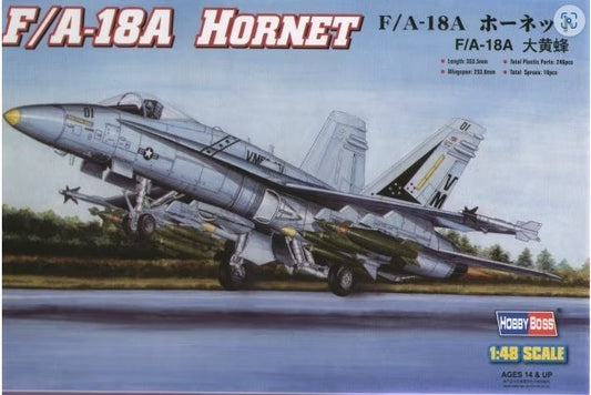 Hobbyboss, [80320], McDD F/A-18A Hornet, 1/48
