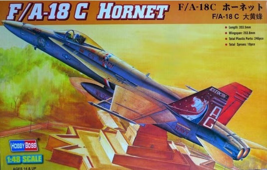 Hobbyboss, [80321], McDD F/A-18C Hornet, 1/48