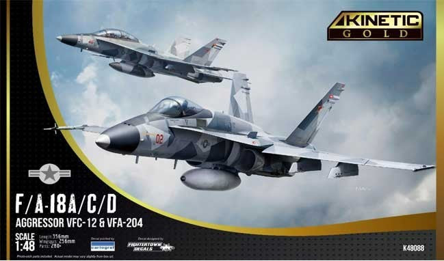 Kinetic [K48088] McDD F/A-18A/C/D Hornet, 1/48