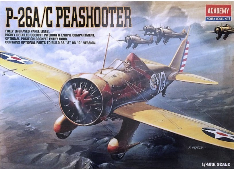 Academy [2179] Boeing P-26 A/C Peashooter, 1/48
