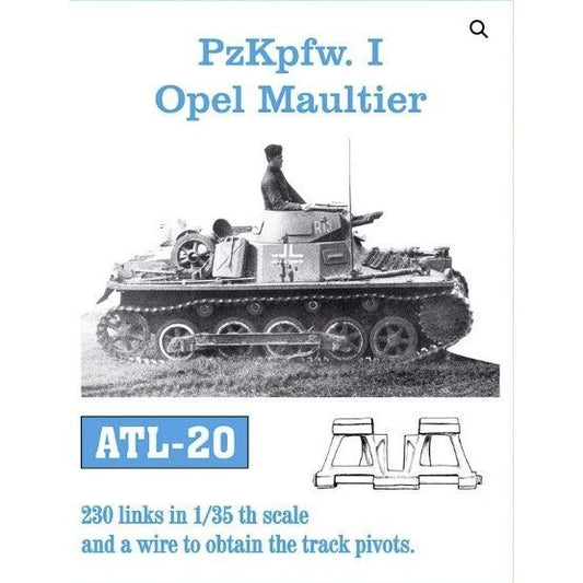 Friulmodel [ATL-020] Pzkpfw.I, Opel Maultier tracks, 1/35